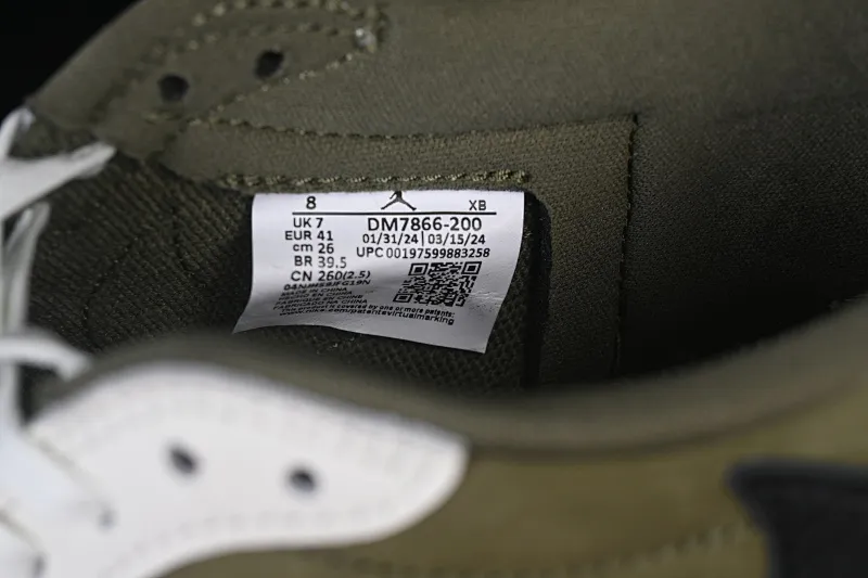 All categories Air Jordan Jordan series basketball shoes Air Jordan 1 Low LJR version Travis Scott x Air Jordan 1 Low OG AJ1 Joe 1 undercut low DM7866-200